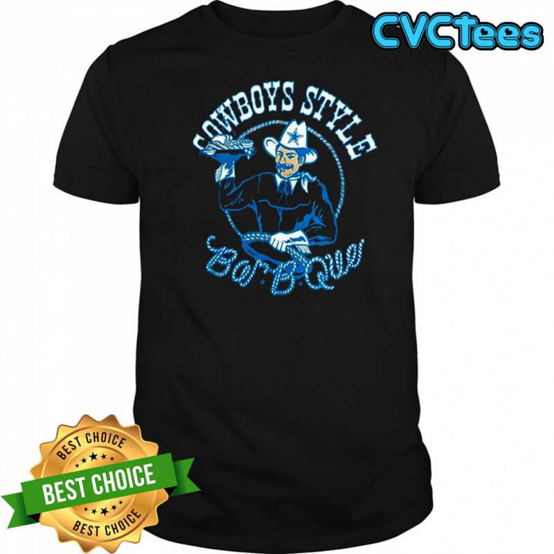 Cowboys Style Bar Bow Cowboy Serving Chili shirt