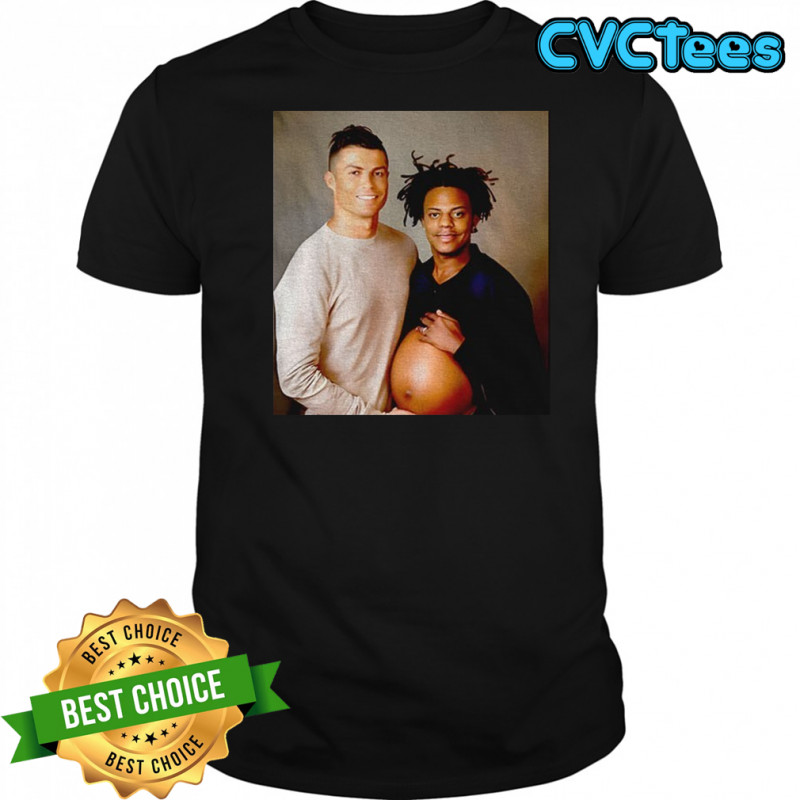Cristiano Ronaldo and IShowSpeed Pregnant funny photo shirt