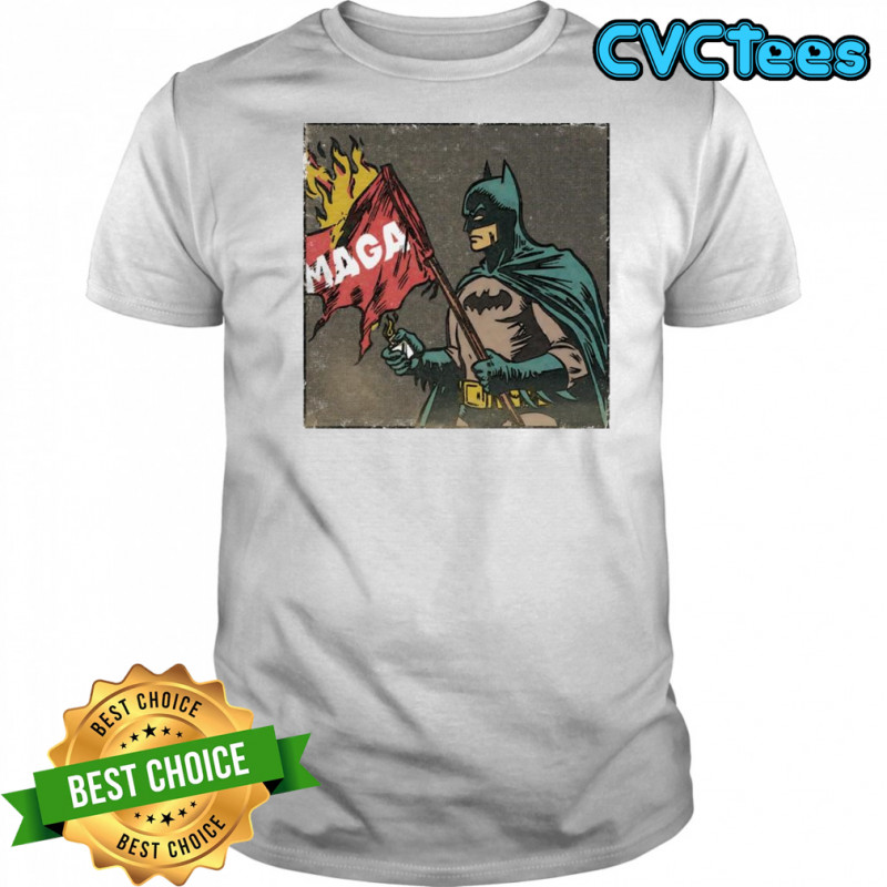 Cult of the Batman MAGA flag graphic shirt