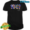 Daniel Jones 1997 football player collage signature shirt