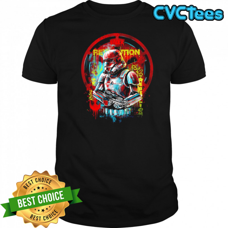 Death To Vader Rebellion Star Wars Stormtrooper Graffiti shirt