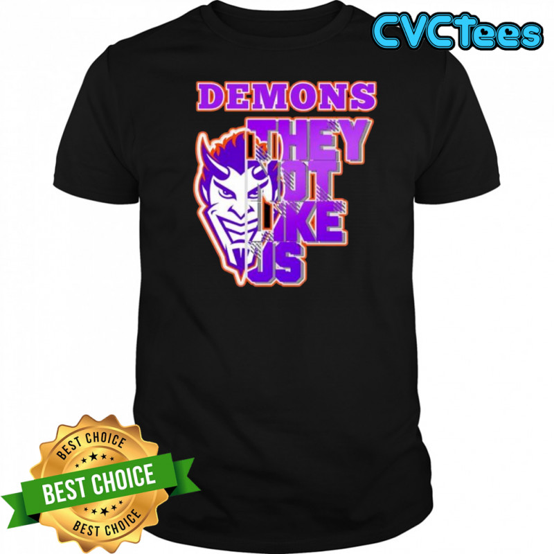 Demons They Not Like Us Devil Mascot shirt