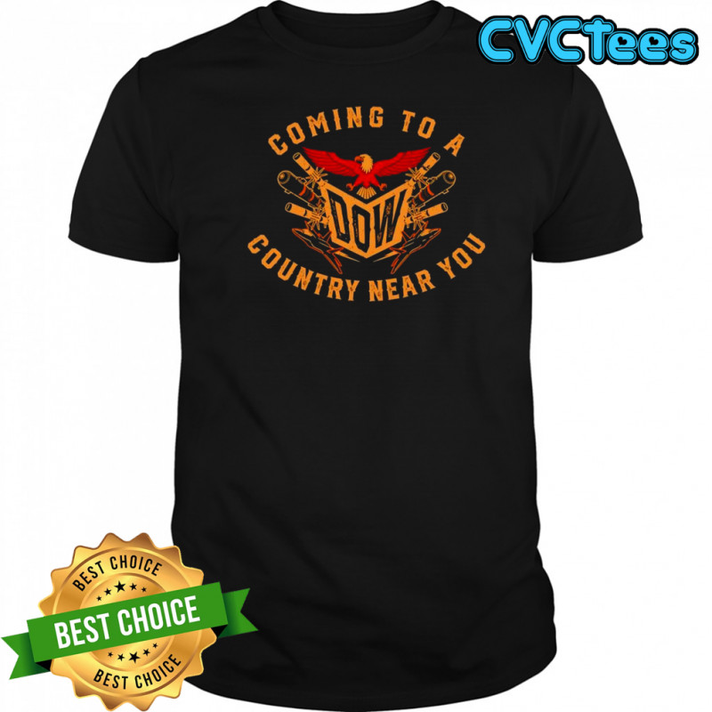 Department of war coming to a country near you shirt
