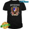 Department of War Eagle with American Flag and Guns Shirt