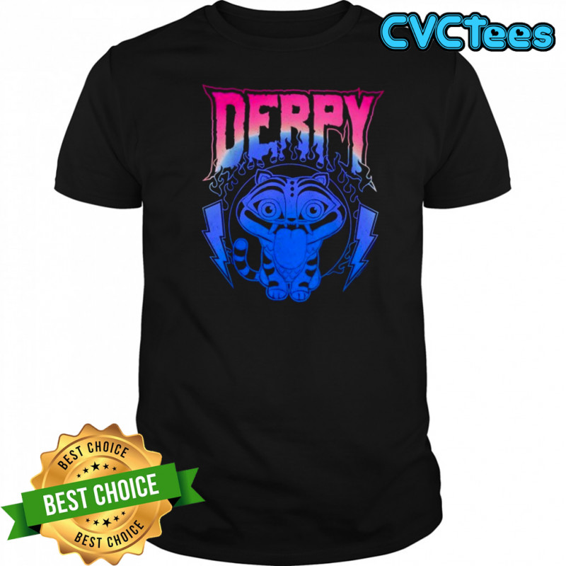 Derpy the Tiger Kpop Demon Hunters Anime gift fan shirt