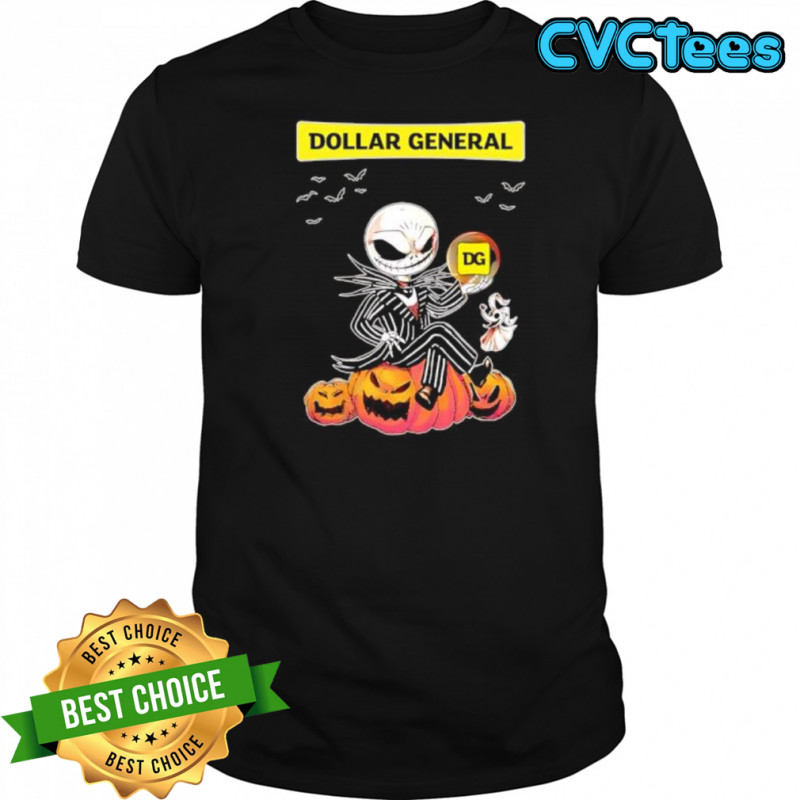 Dollar General Halloween with Jack Skellington shirt