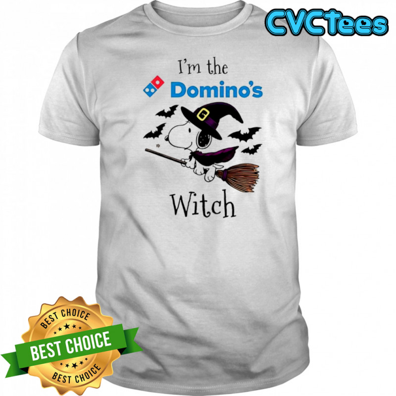 Domino’s Pizza X Snoopy I’m the witch Halloween shirt