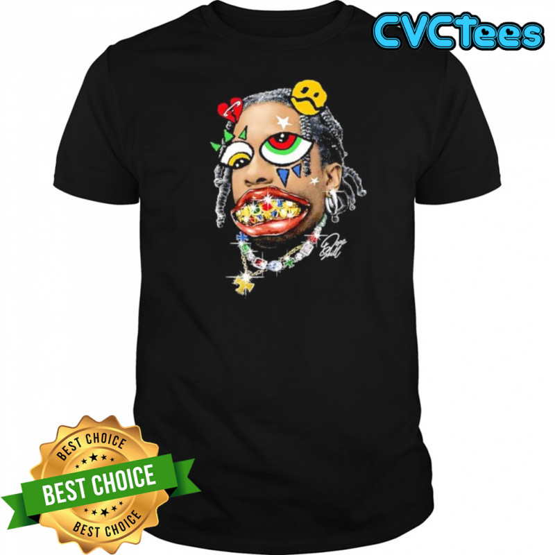 Dope Skill Cartoon Face with Gold Grills shirt