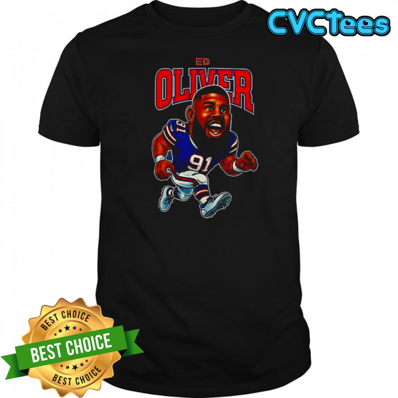 Ed Oliver Football Caricature Cartoon shirt