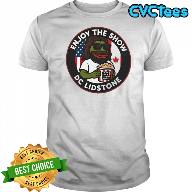 Enjoy the show DC Lidstone logo shirt