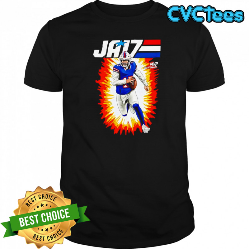Eric Wood Josh Allen Velveteen Plush Quarter Back shirt