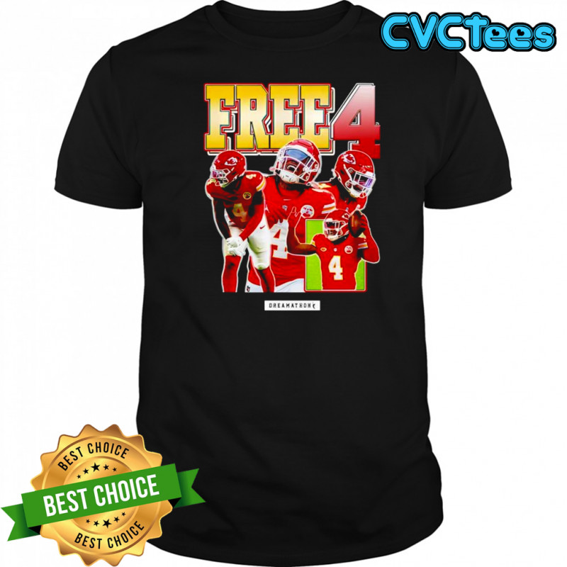 Free 4 Rashee Rice Chiefs retro shirt