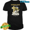 Georgia Tech in my veins Jesus in my heart mascot shirt