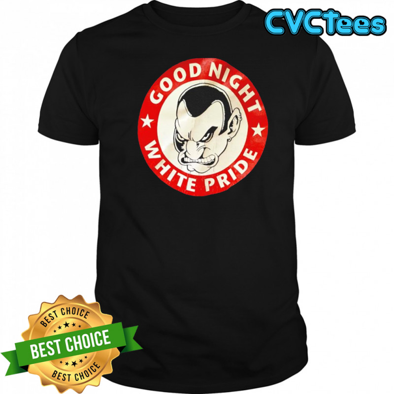 Good Night white pride shirt