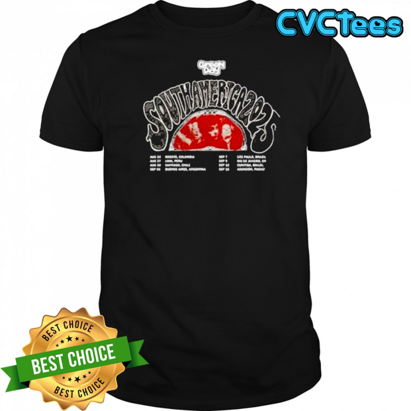 Green Day South America Tour On August 24-September 15 2025 The Saviors Tour Argentina At Huracan Stadium Buenos Aires T-shirt