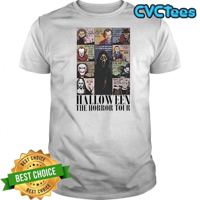 Halloween the Horror tour Characters shirt