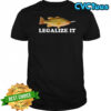 Legalize It fish smoking shirt