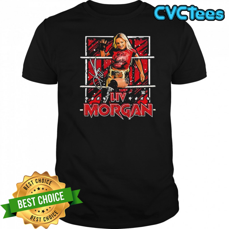 Liv Morgan pose signature graphic shirt