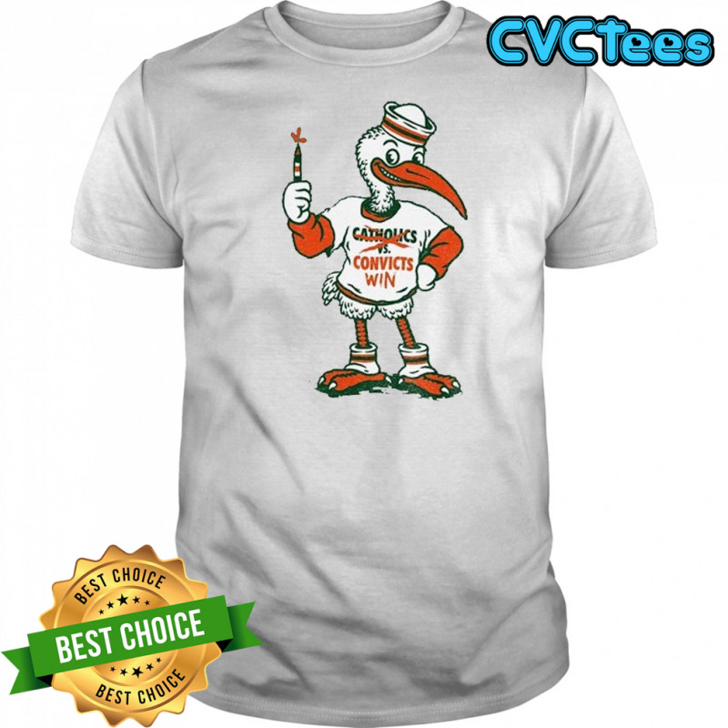 Miami Hurricanes 27-24 Notre Dame Convicts win shirt