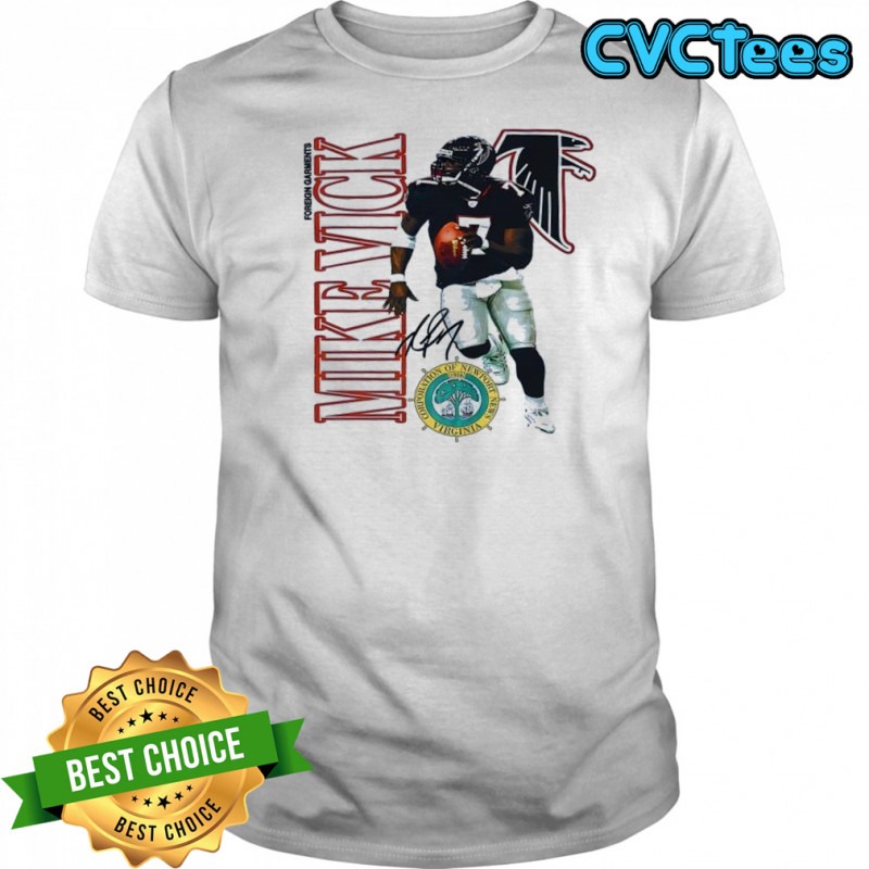 Michael vick portion of newport corp news 1958 virginia shirt