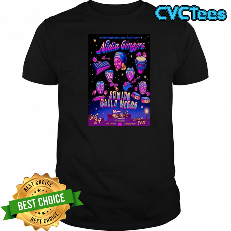 Nidia Gongora Sep 24 2025 Manny’s Performance Space in State College PA Poster Shirt