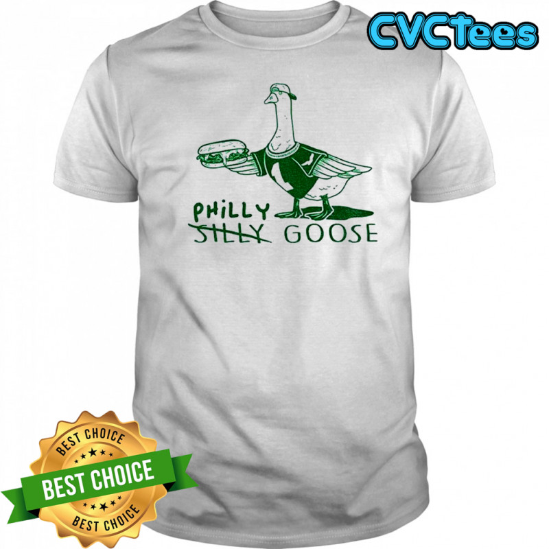 Philadelphia Eagles Philly goose silly goose shirt