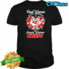 Rose heart real women love football smart women love the Chiefs shirt