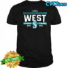 Seattle Mariners MLB 2025 Al West Division Title Postseason Locker Room Team T-Shirt