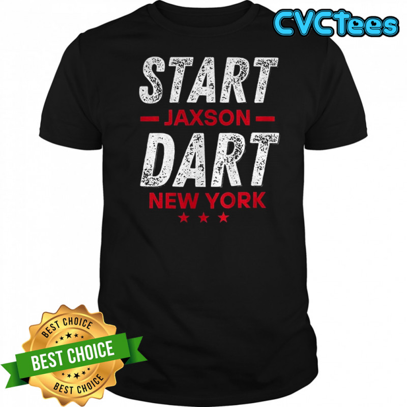 Start Jaxson Dart New York Giants NFL Football gift for fan shirt