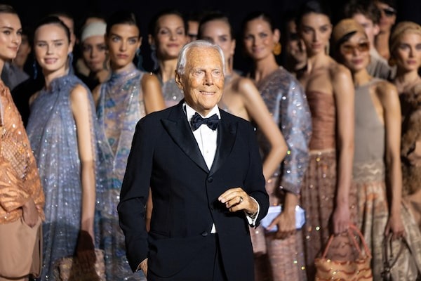 Italian fashion designer Giorgio Armani dies at 91
