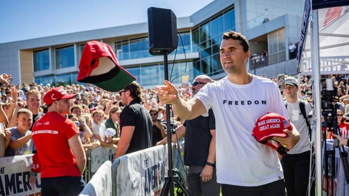 Manhunt underway after conservative activist Charlie Kirk shot dead on Utah campus