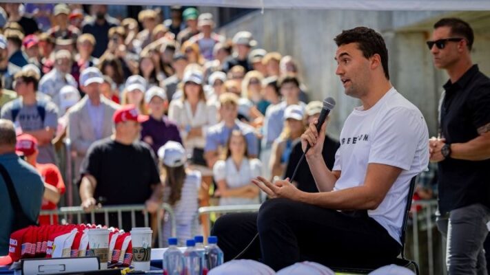 Manhunt underway after conservative activist Charlie Kirk shot dead on Utah campus