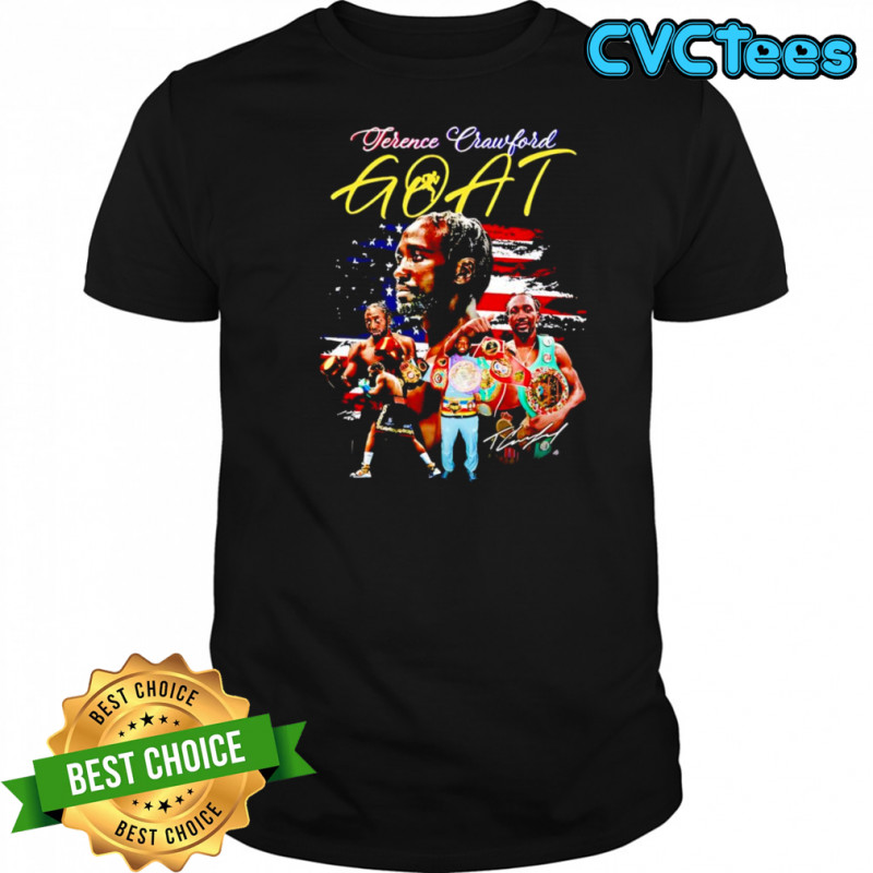 Terence Crawford Goat American flag shirt