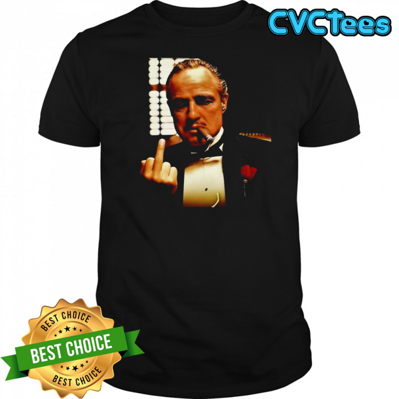 The Godfather middle finger retro shirt