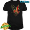 USA Flag American Eagle Glory Splatter Military Veteran Patriotic Army Marine shirt