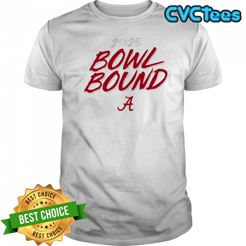 2025 Bowl Bound Alabama Football logo shirt