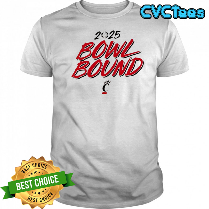 2025 Bowl Bound Cincinnati Bearcats logo shirt