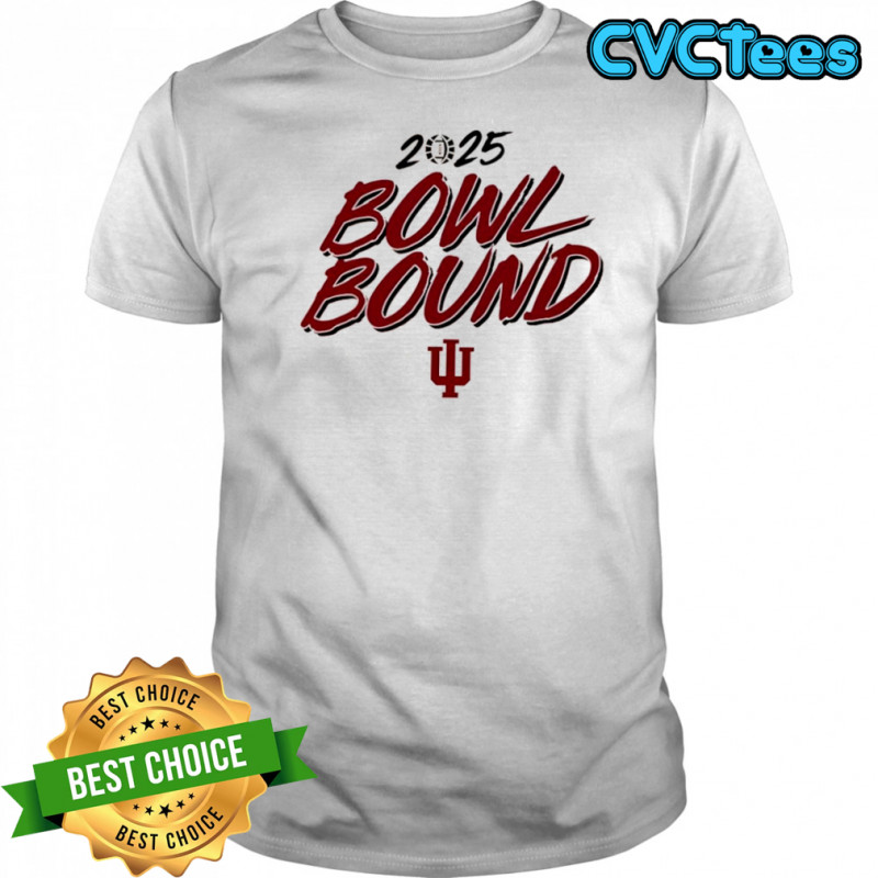2025 Bowl Bound Indiana Hoosiers logo shirt