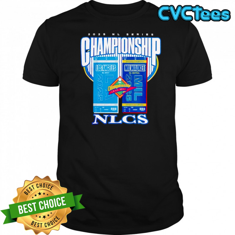 2025 NLCS Los Angeles Dodgers vs Milwaukee Brewers Matchup shirt