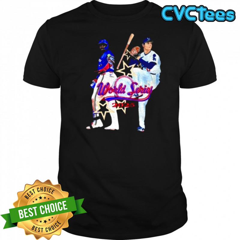 2025 World Series Vladdy Guerrero Jr. x Shohei Ohtani shirt