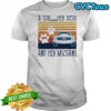 A Girl Her Dog And Her Mustang Vintage Shirt