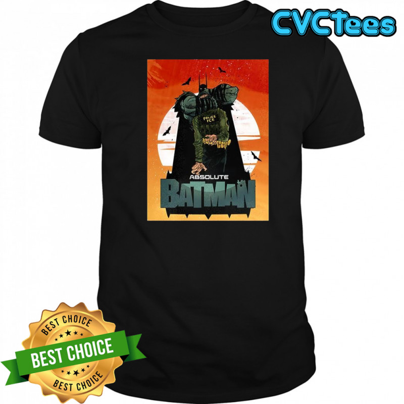 Absolute Batman Police Ice DC comic satirical shirt