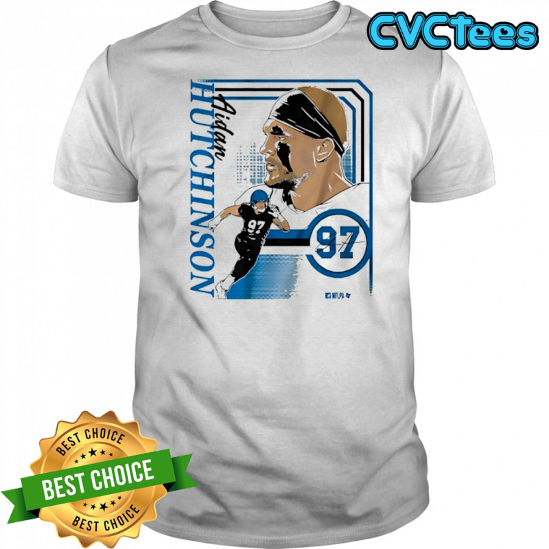 Aidan Hutchinson Collage Frame signature shirt