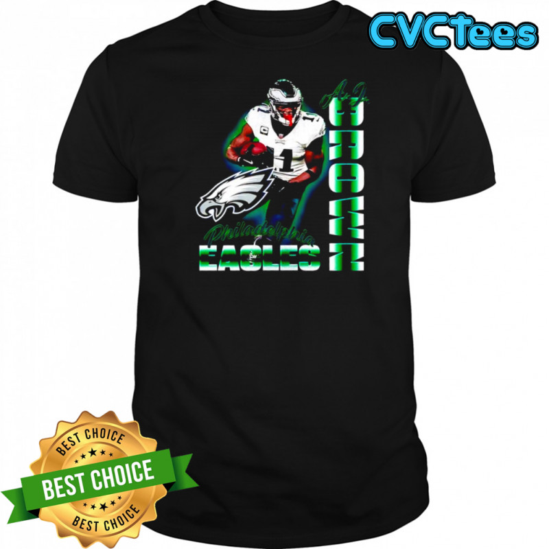 AJ Brown Philadelphia Eagles Garment Dyed logo shirt