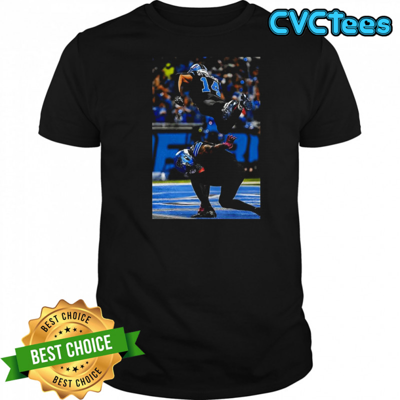 Amon-Ra St. Brown and Jahmyr Gibbs Detroit Lions football superhero goal celebration shirt