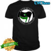 Amphibians Against Fascism frog flag shirt