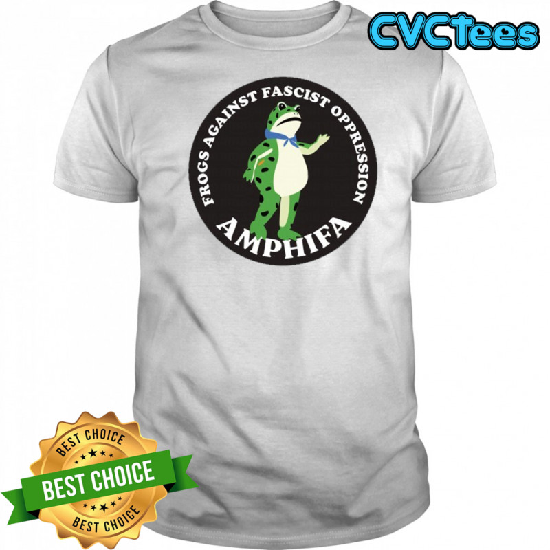 AMPHIFA Frogs Against Fascist Oppression Portland T-Shirt