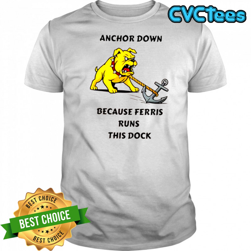 Anchor Down Because Ferris Runs This Dock shirt
