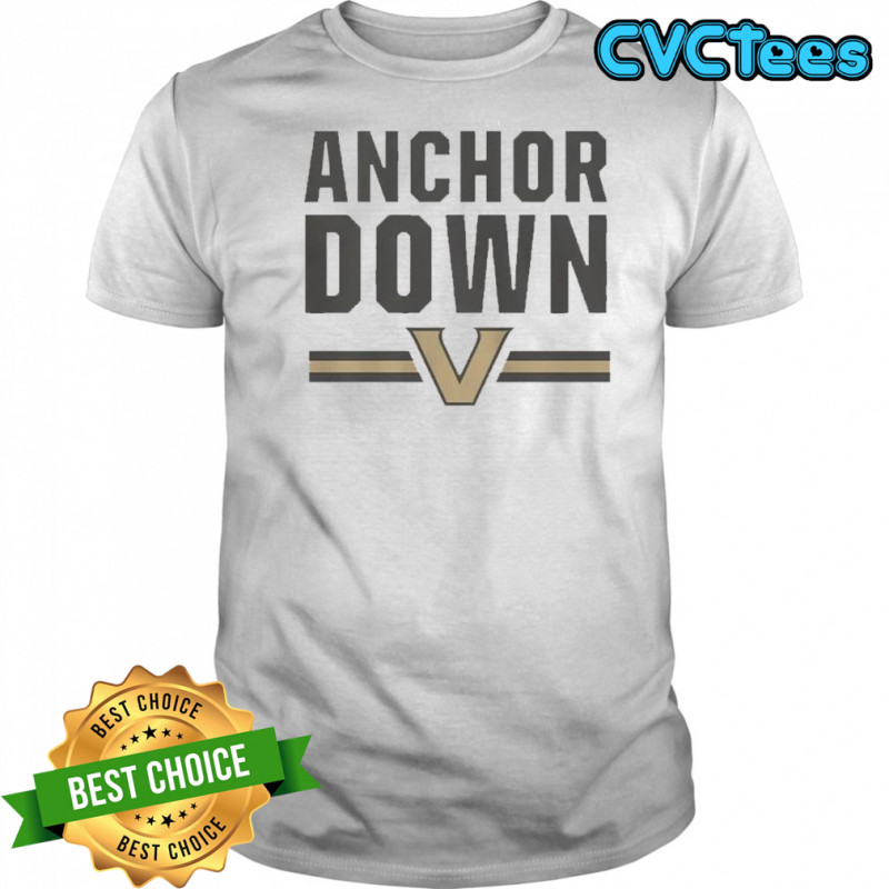 Anchor Down Vanderbilt Commodores Football T-Shirt