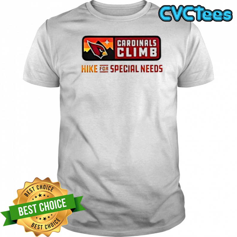 Arizona Cardinals Climb Hike for special needs shirt